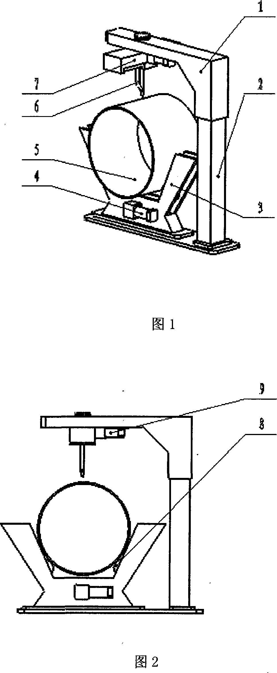 Portable pipe communicated wire cutting device