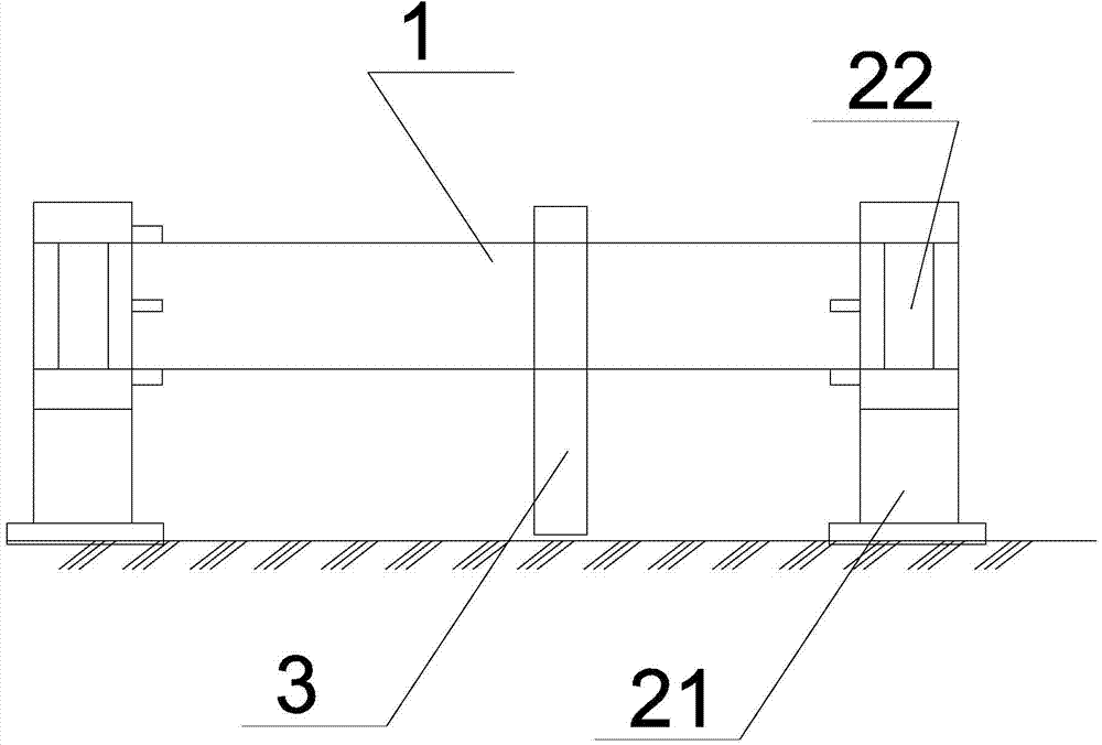 Processing method of steel structure conveying rack for rapid object truck loading