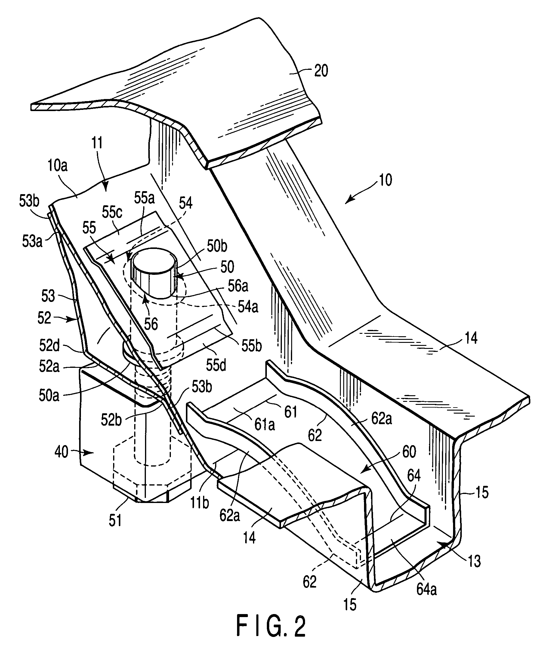 Chassis structure for vehicles