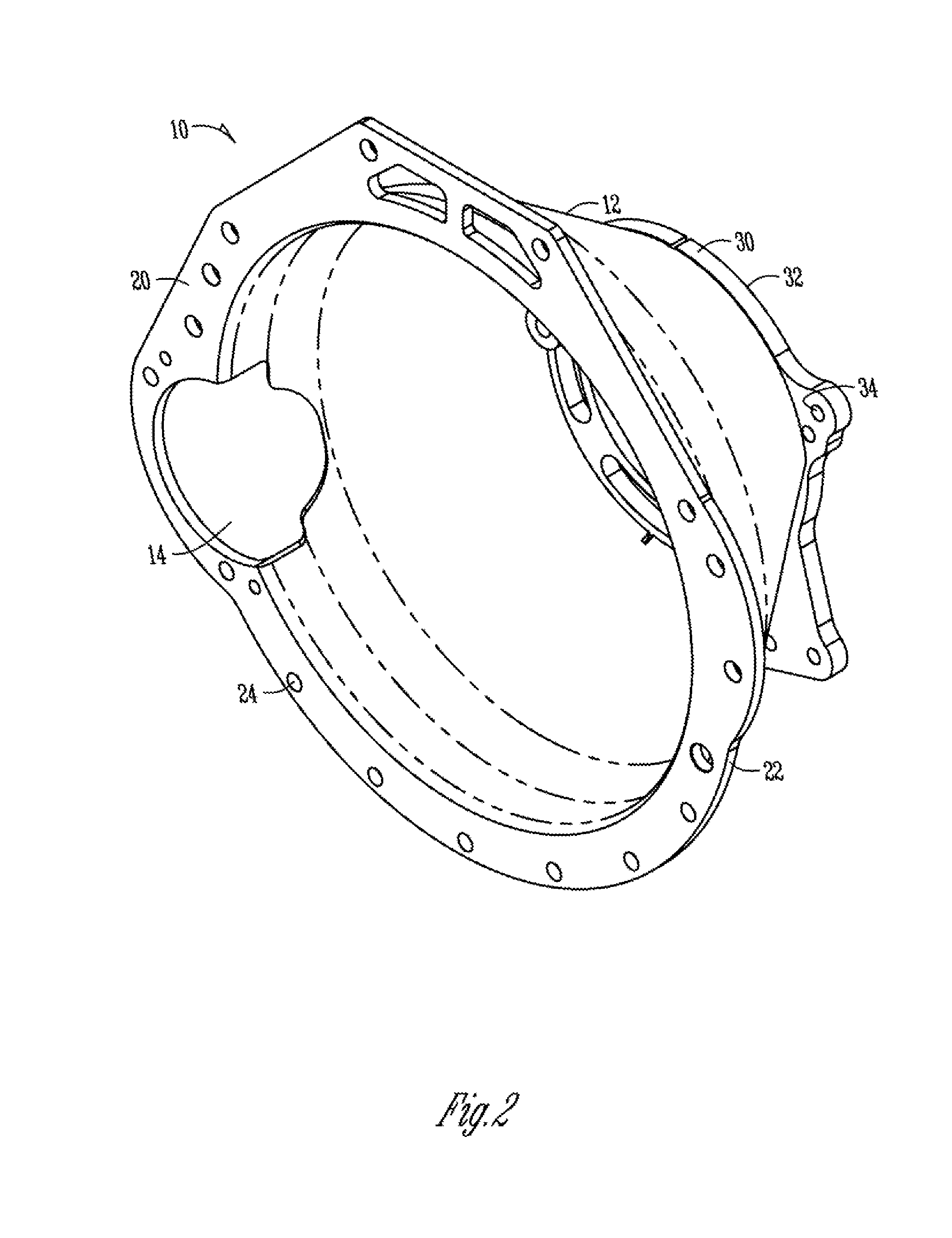 Method, system and apparatus to provide for universal bellhousing between engine and transmission of vehicle