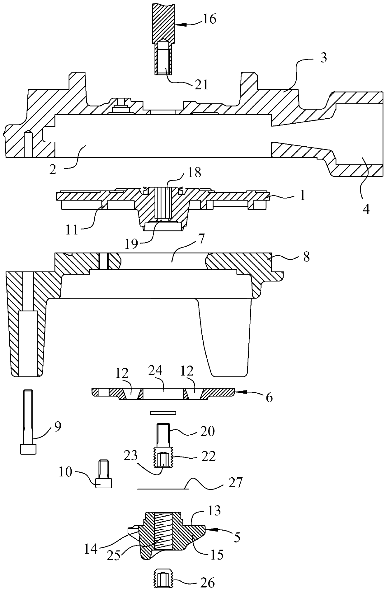 Method for providing axial gap in cutter assembly of grinder pump, and grinder pump comprising shim configured for providing said axial gap