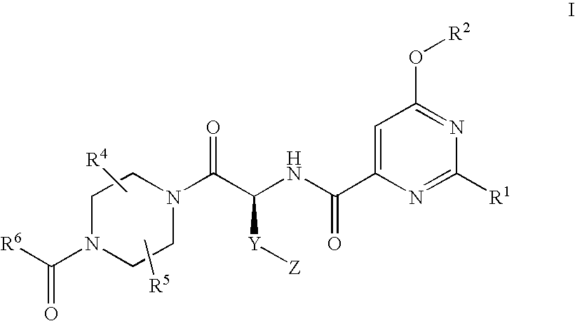 2-phenyl-6-aminocarbonyl-pyrimidine derivatives and their use as p2y12 receptor