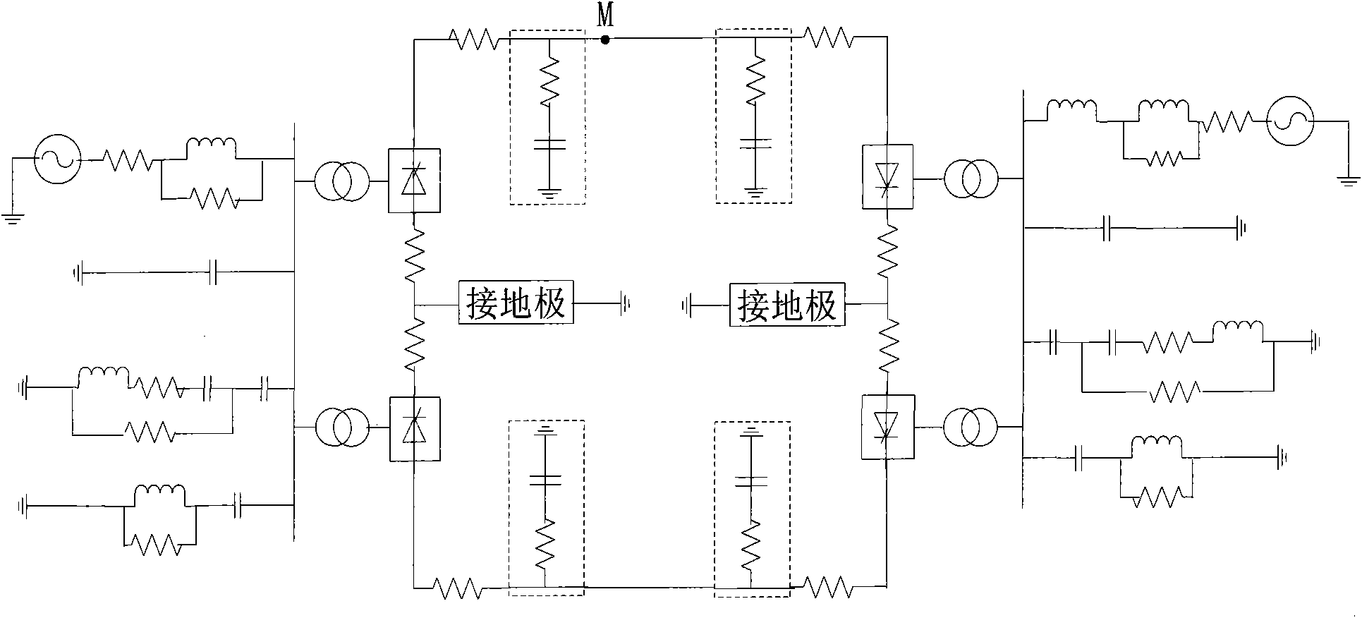Internal and external fault recognition method based on entropy of information for extra-high voltage (EHV) direct current electric transmission line