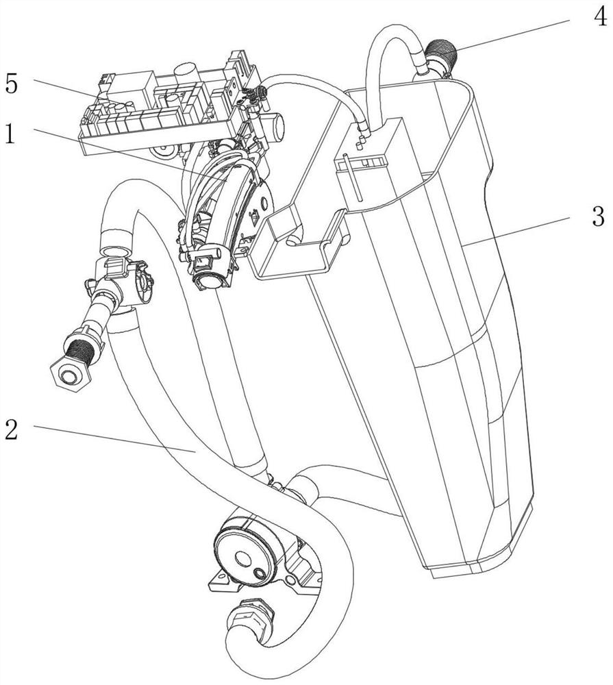 Waterway system for intelligent closestool