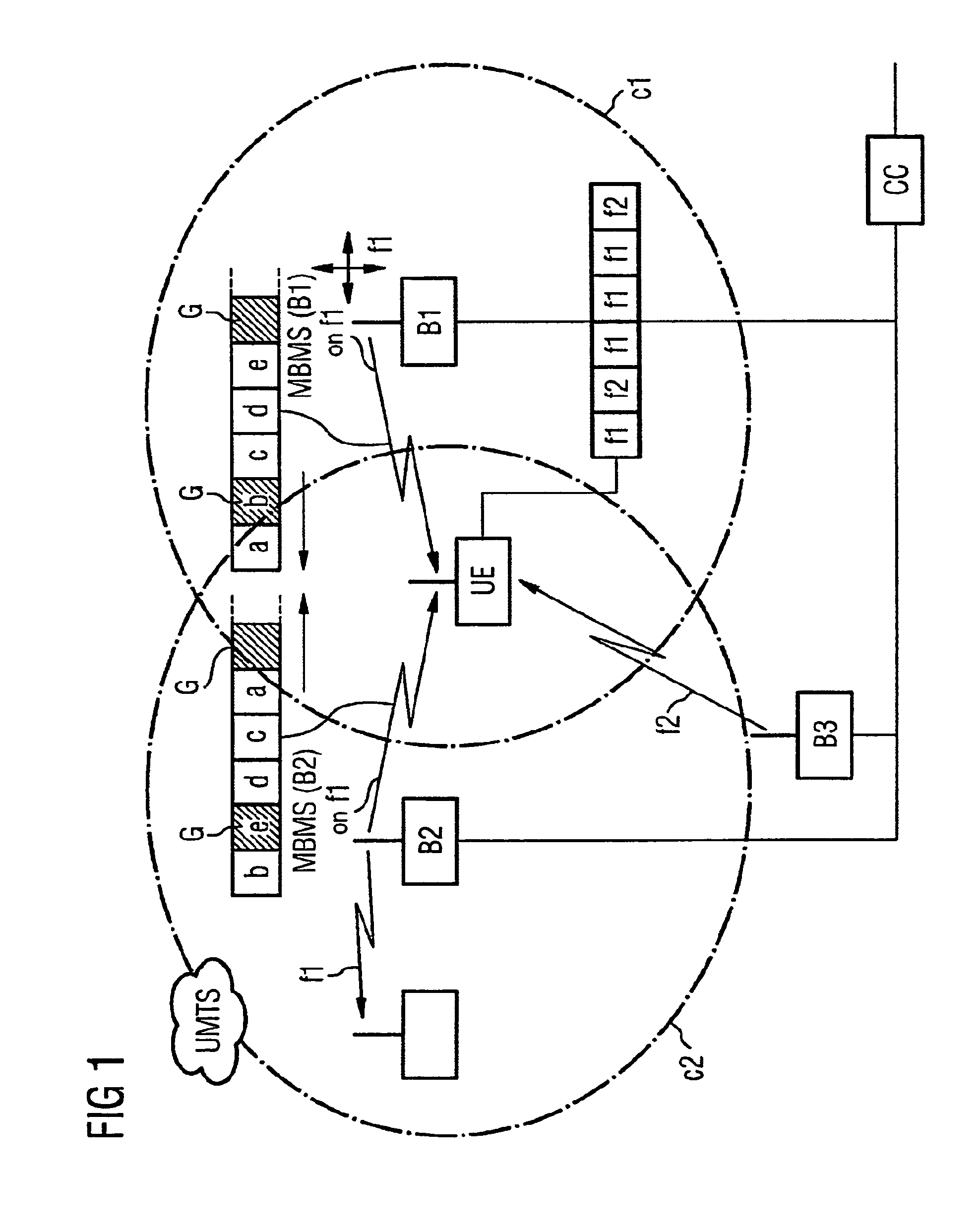 Method for receiving data sent in a sequence in a mobile radio system with reception gaps