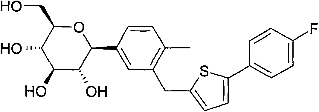C-aryl glucoside derivatives, preparation method and application thereof