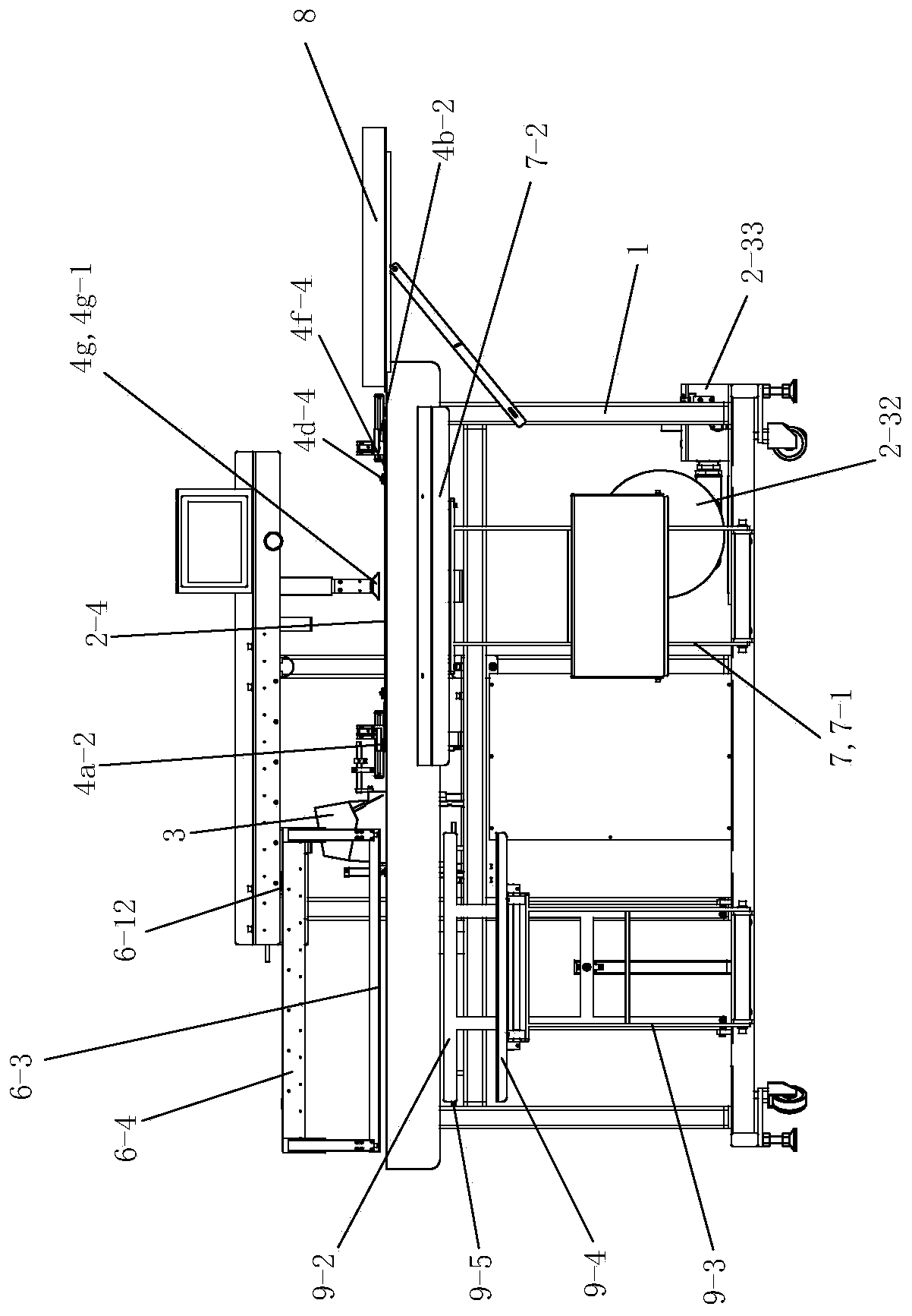 Post-sewing yoke machine