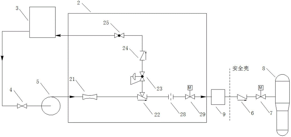 Small-flow reflowing and flow limiting control device