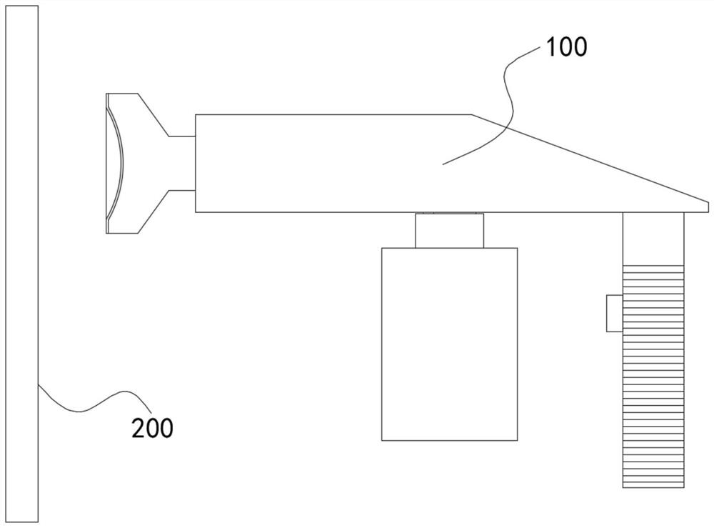 Limiting and collecting device for B-ultrasonic coupling agent for medical detection