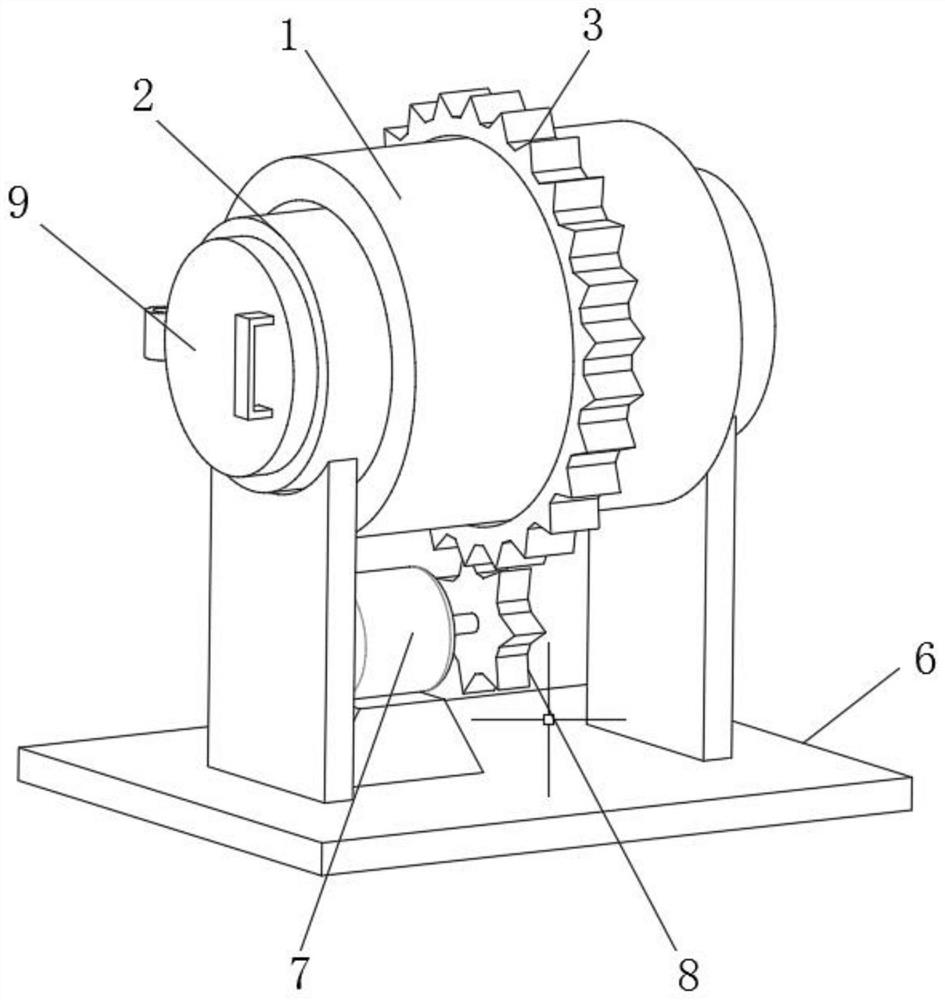 Adjustable ore crusher for iron ore processing and crushing method