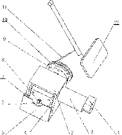 Braking device of unmanned vehicle