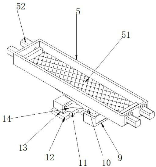 Raw material quantitative blanking device for building decoration material processing