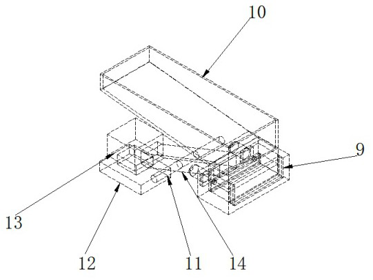 Raw material quantitative blanking device for building decoration material processing