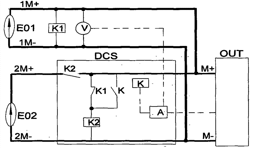 Composite intelligent high-power arc-free DC bus contact device