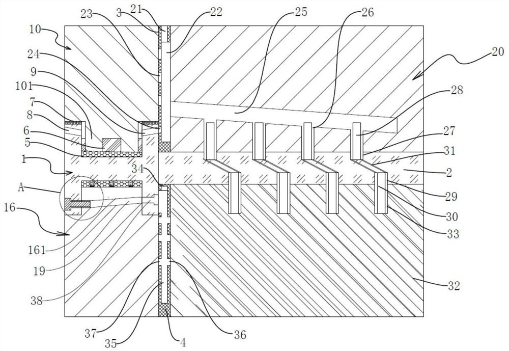 Fabricated wall connecting joint and construction method thereof