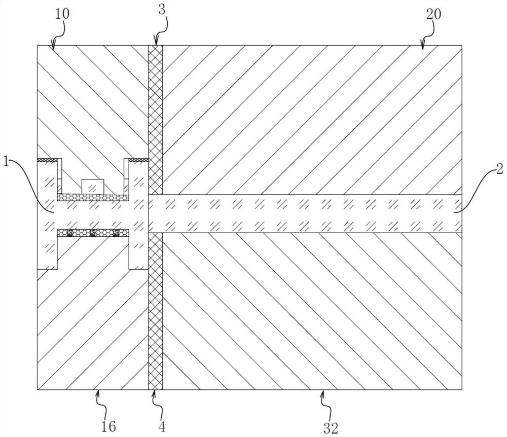 Fabricated wall connecting joint and construction method thereof