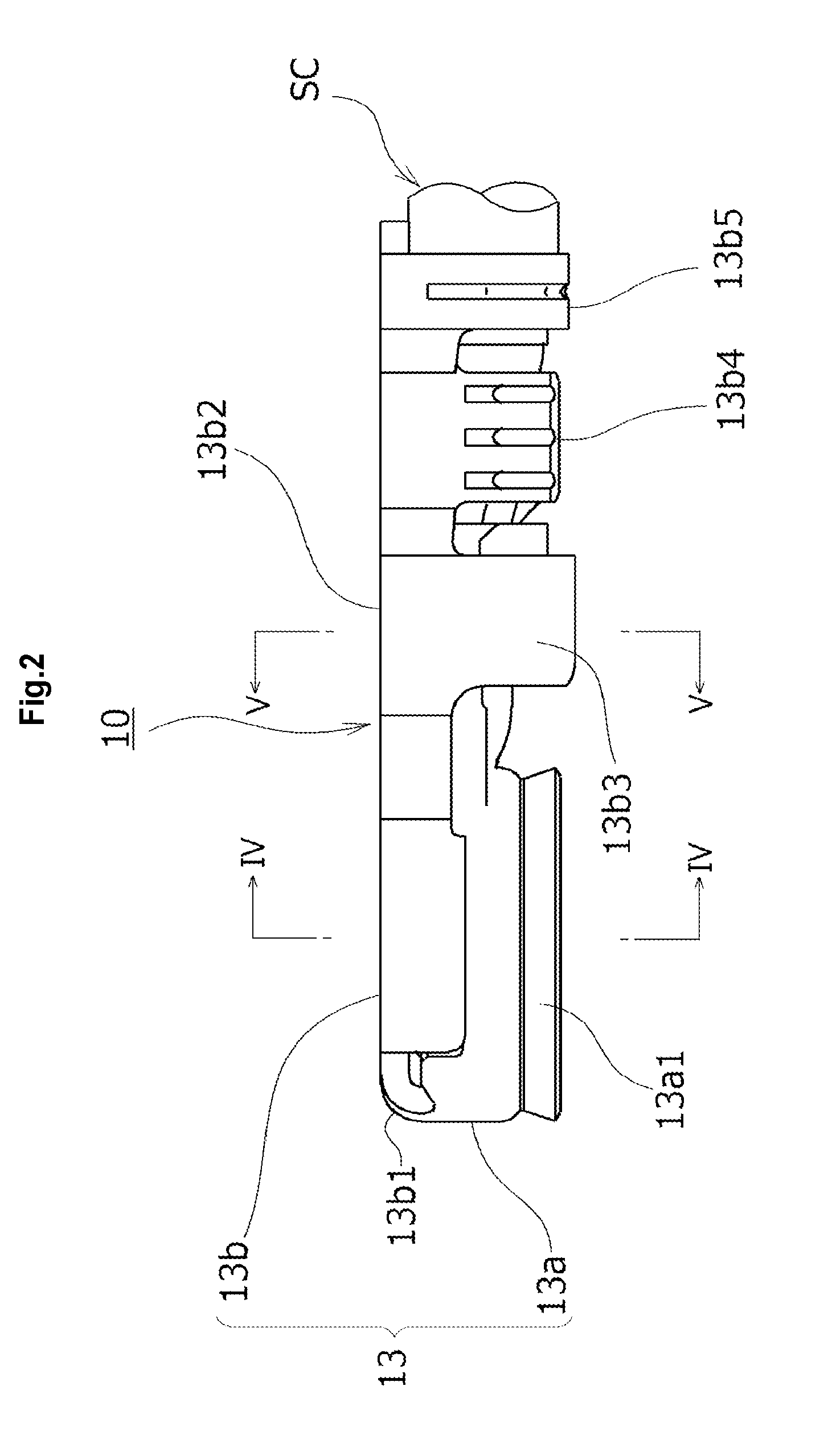 Coaxial electric connector