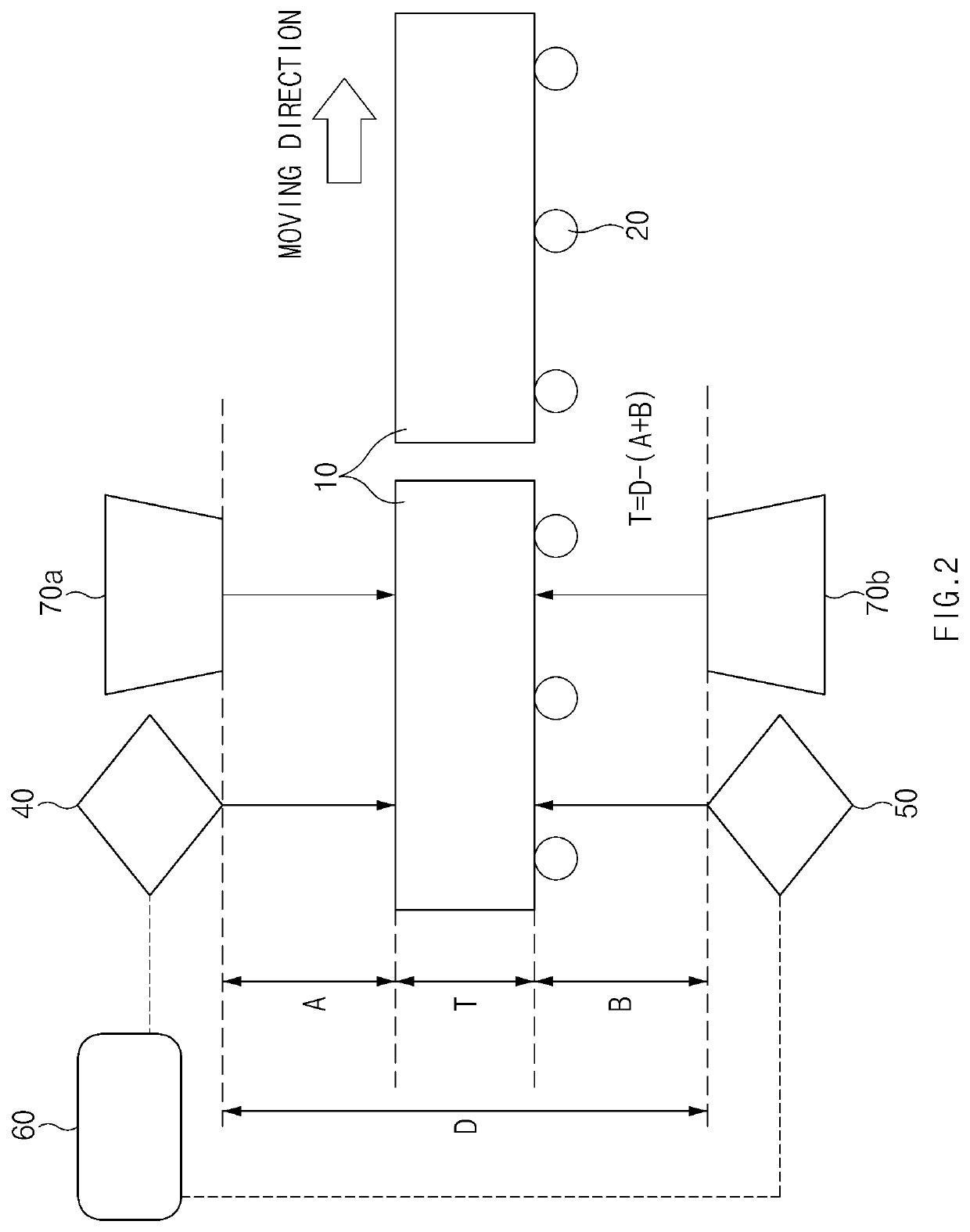 Apparatus and method for measuring thickness of unit cell