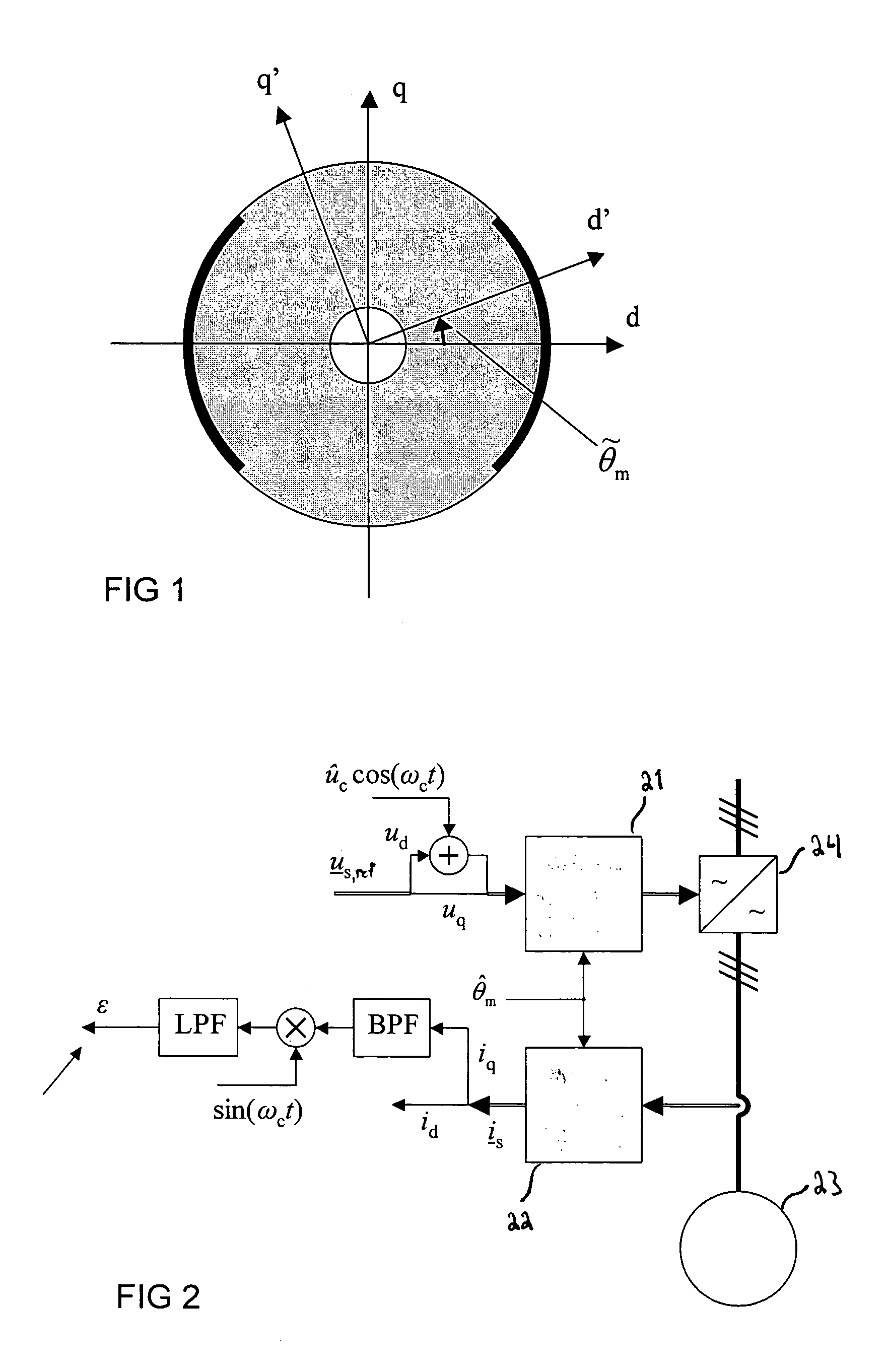 Method in salient-pole permanent magnet synchronous machine