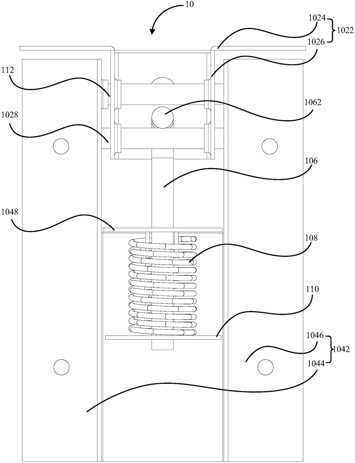 Hinge device and refrigerator