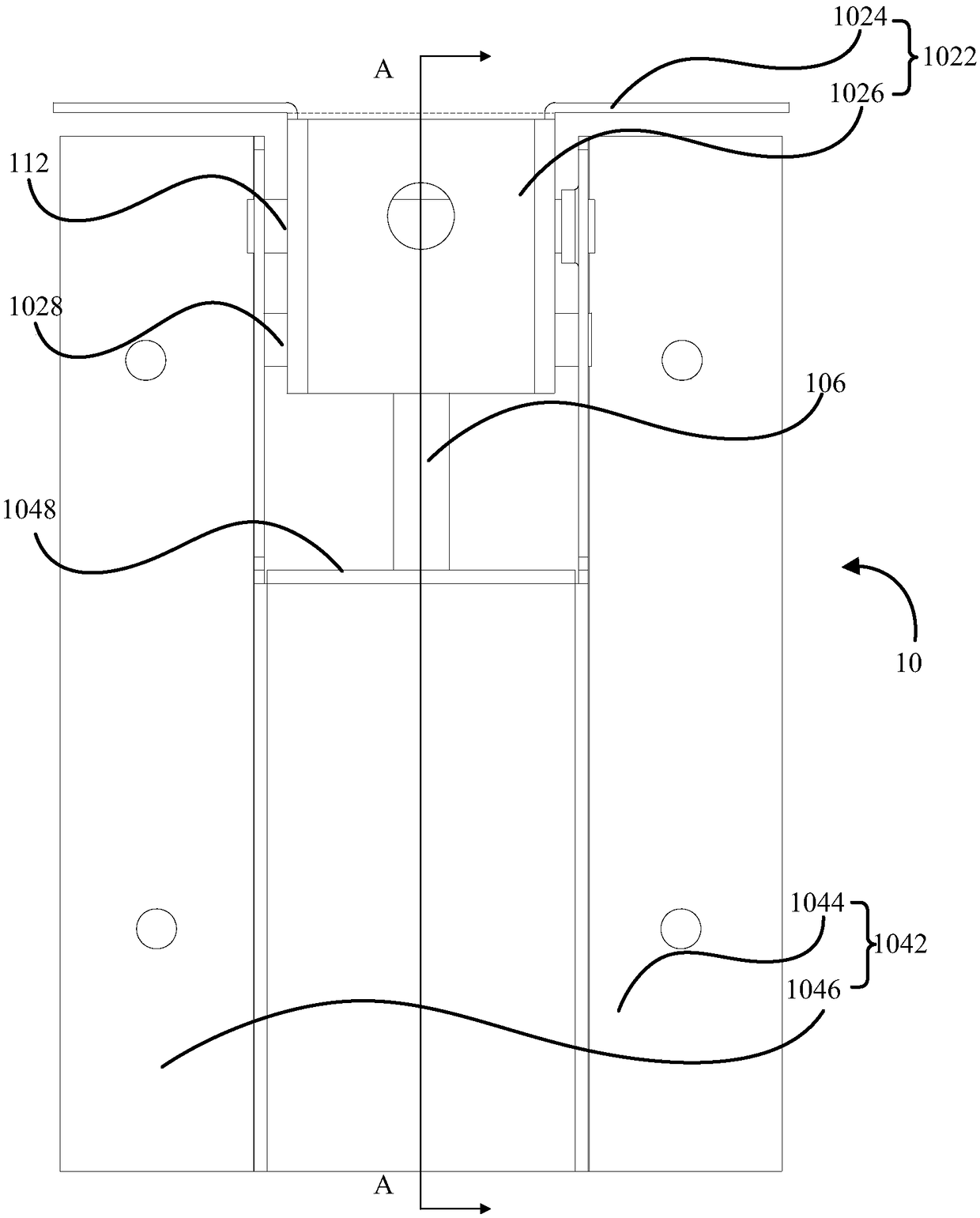 Hinge device and refrigerator