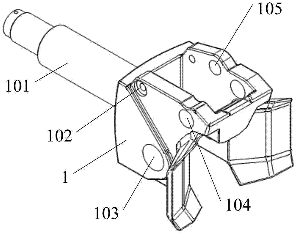 A towing hook device