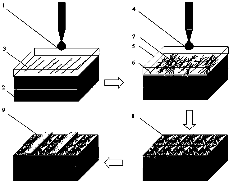 Preparation method of crystalline organic thin film transistor controlled through crystalline solvent