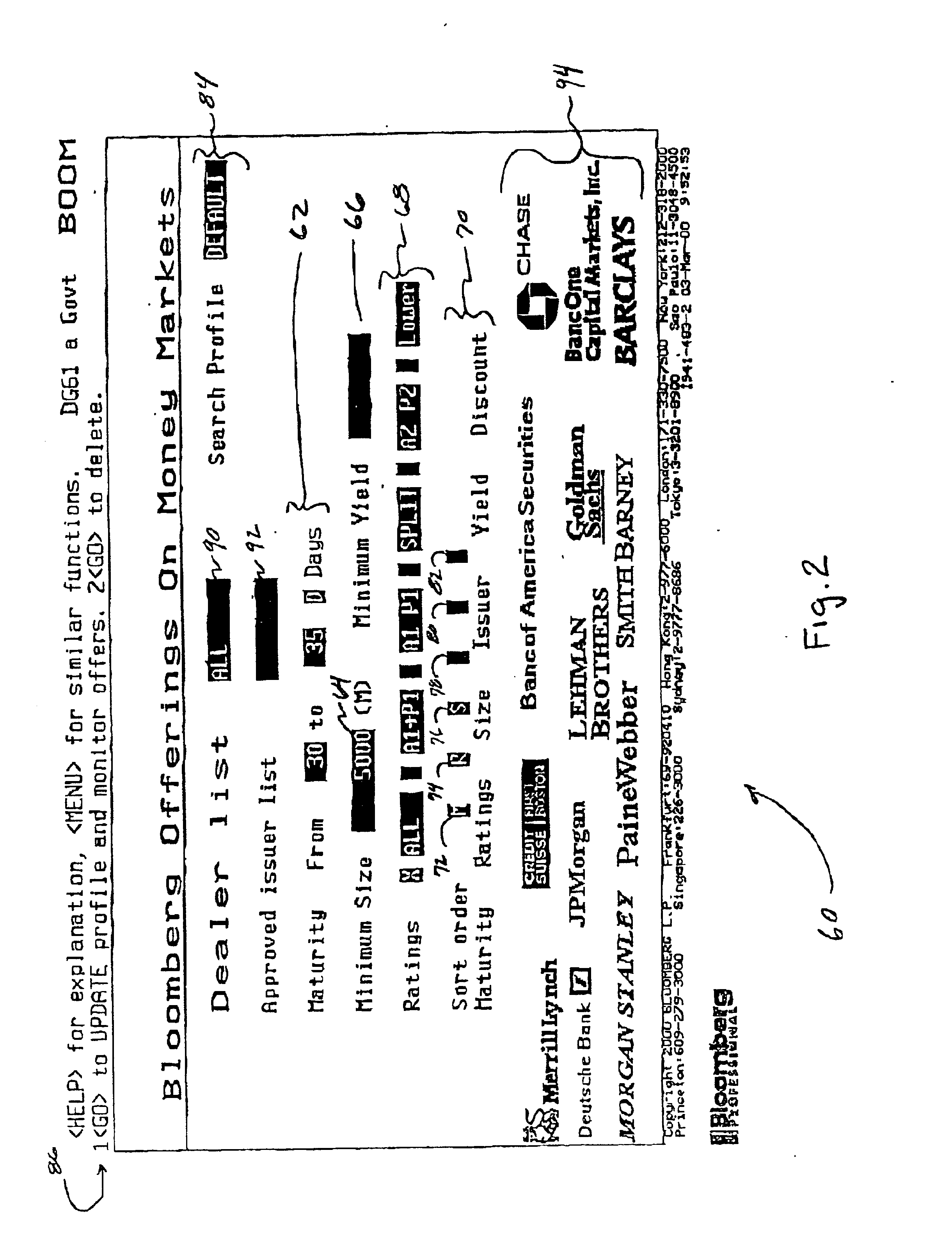 System and method for listing offerings of commercial paper and other interests