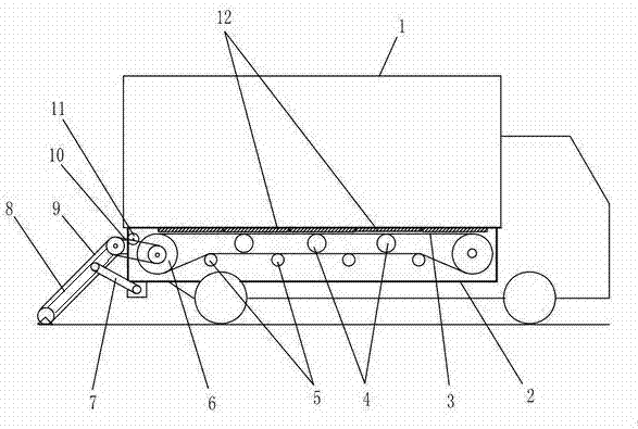 Auto-handling carriage of truck