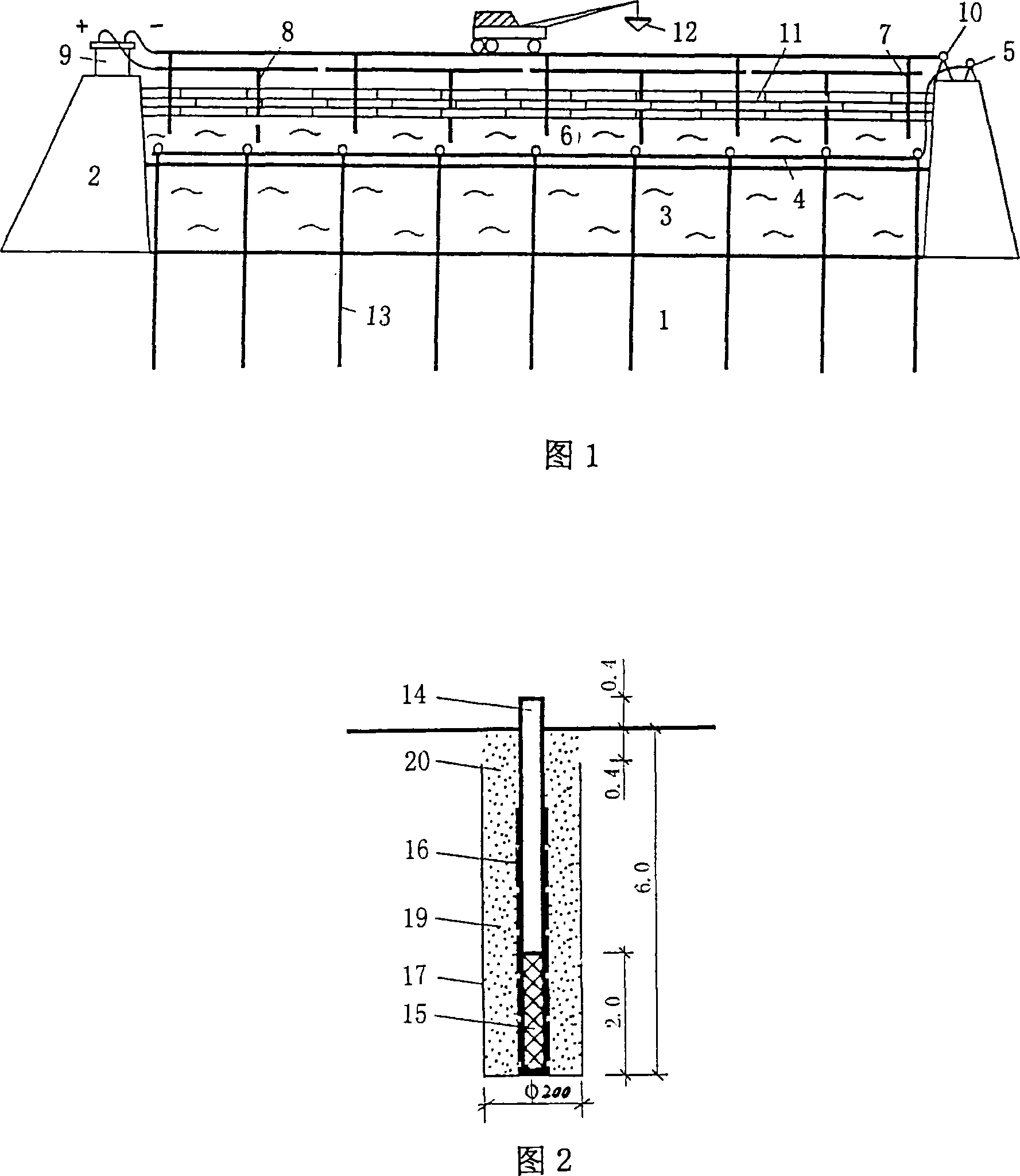 Method for double-vacuum self-loading prepressing and earthwork composite filling low-energy strong-ramming reinforcing soft soil