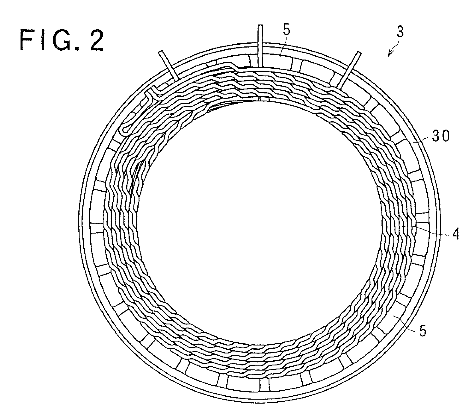 Stator of electric rotating machine and electric rotating machine