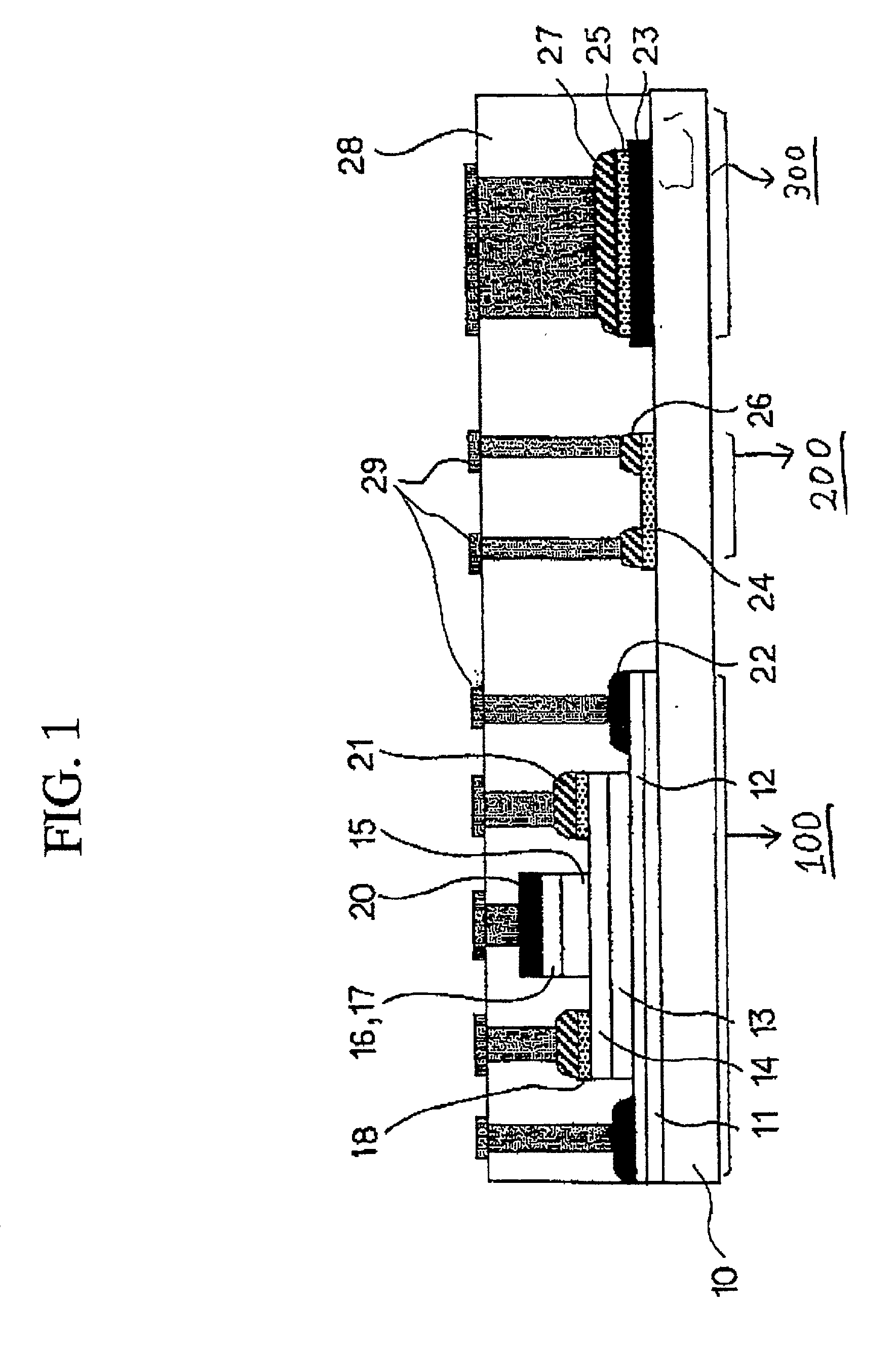 Monolithic compound semiconductor integrated circuit and method of forming the same