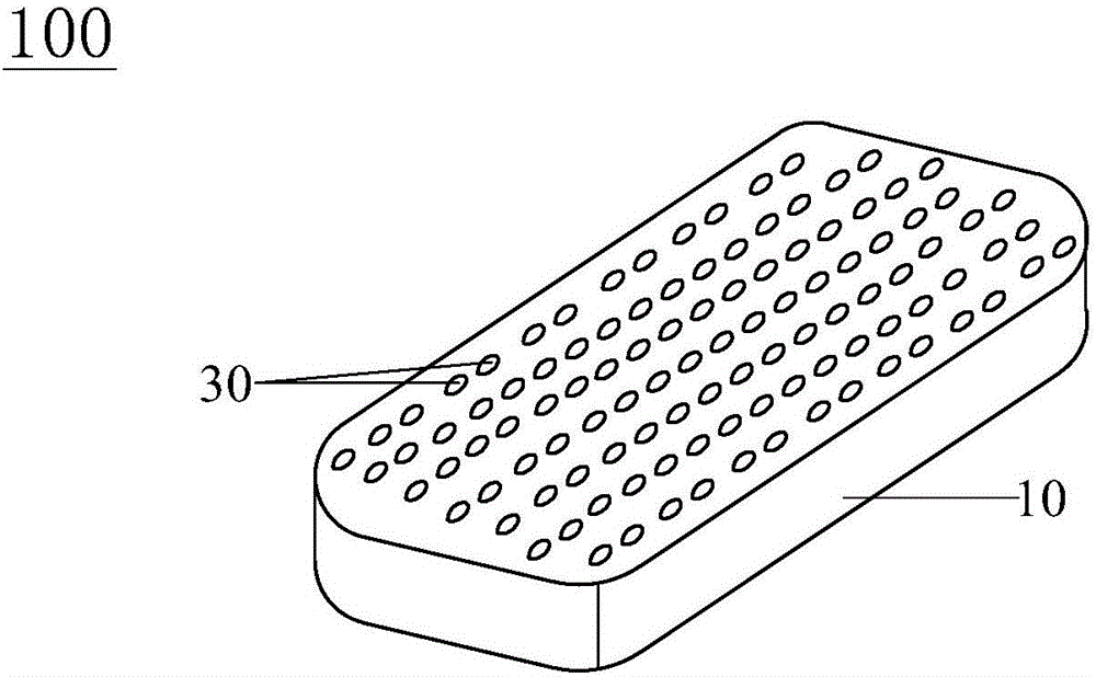 Latex pillow with plastic shape and preparation method thereof