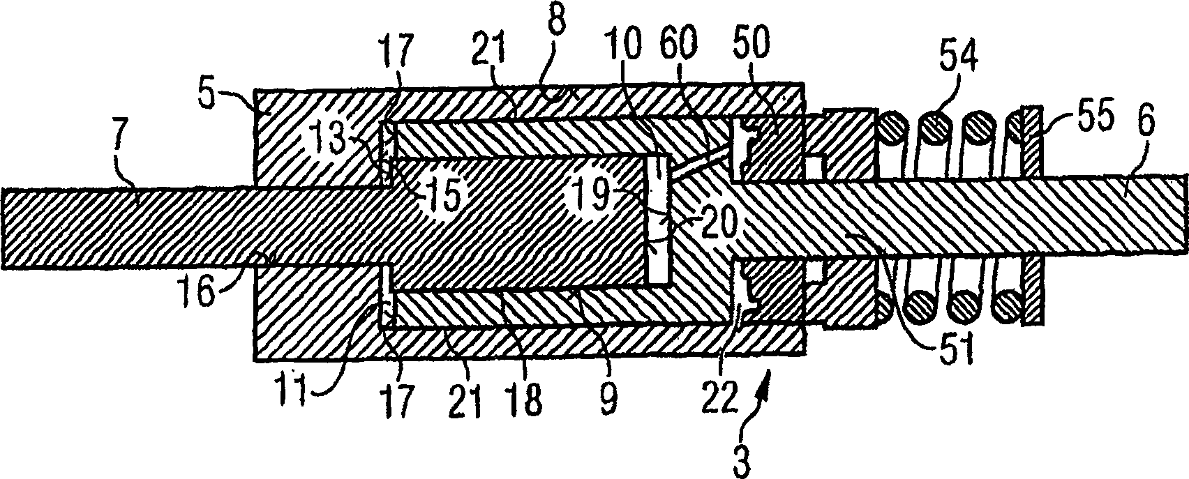 Component, chamber device and transfer device having the component