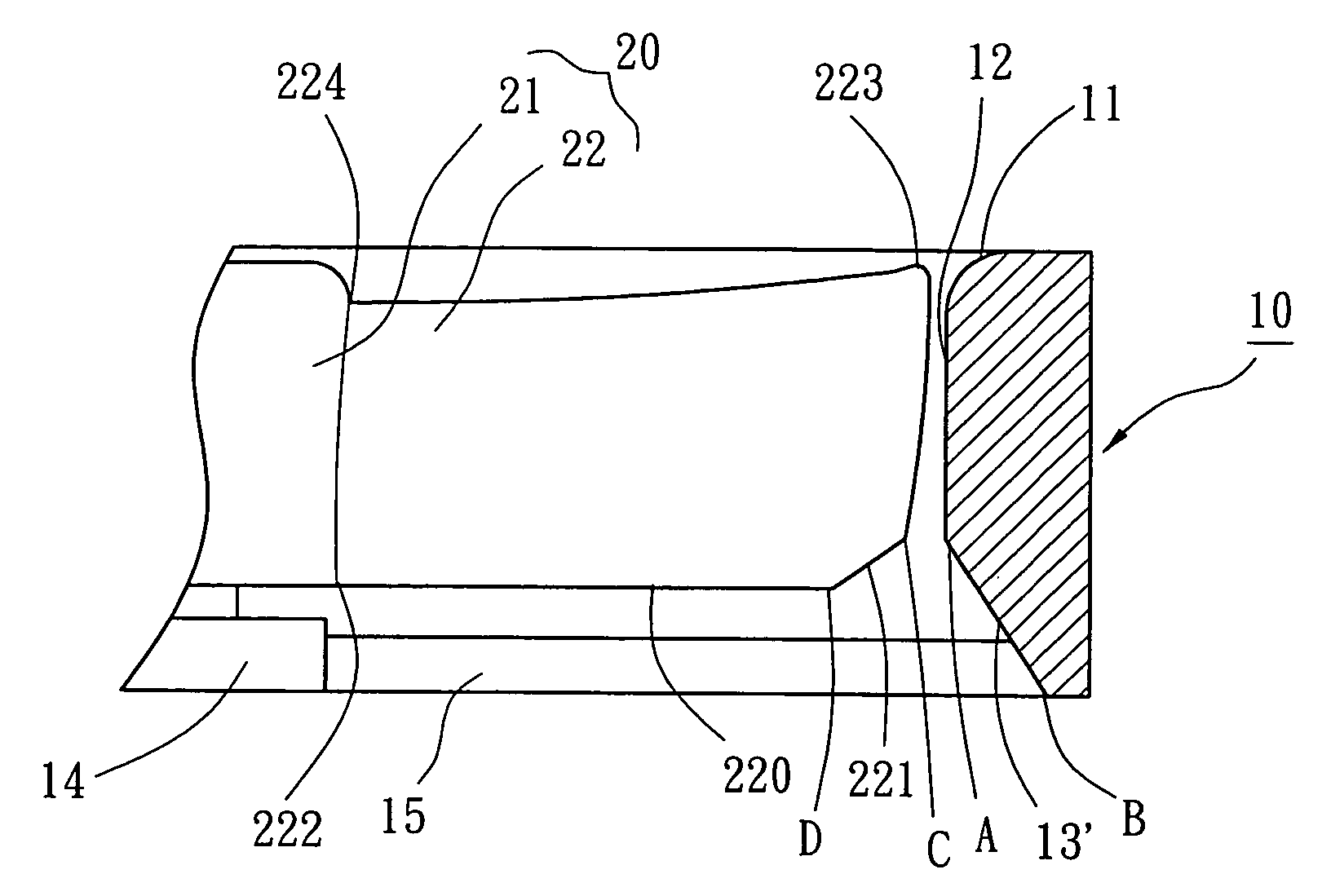 Axial-flow type fan having an air outlet blade structure
