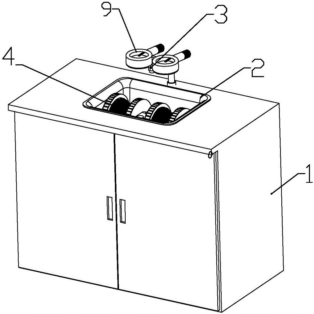 Multifunctional hand washing and drying equipment