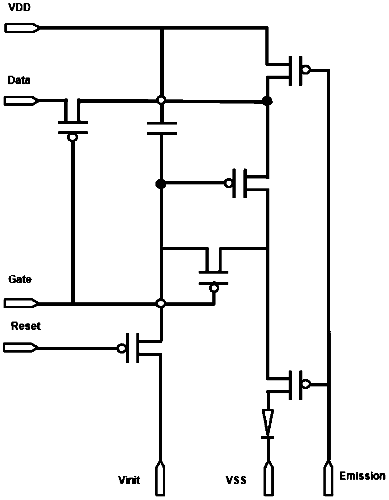 Pixel circuit and displayer