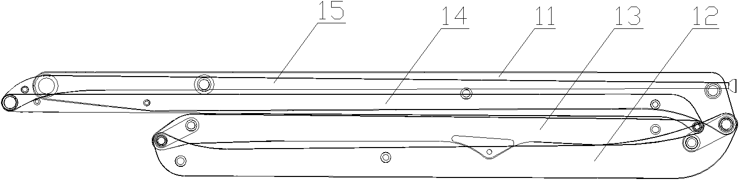 A boom type construction machine and its boom device