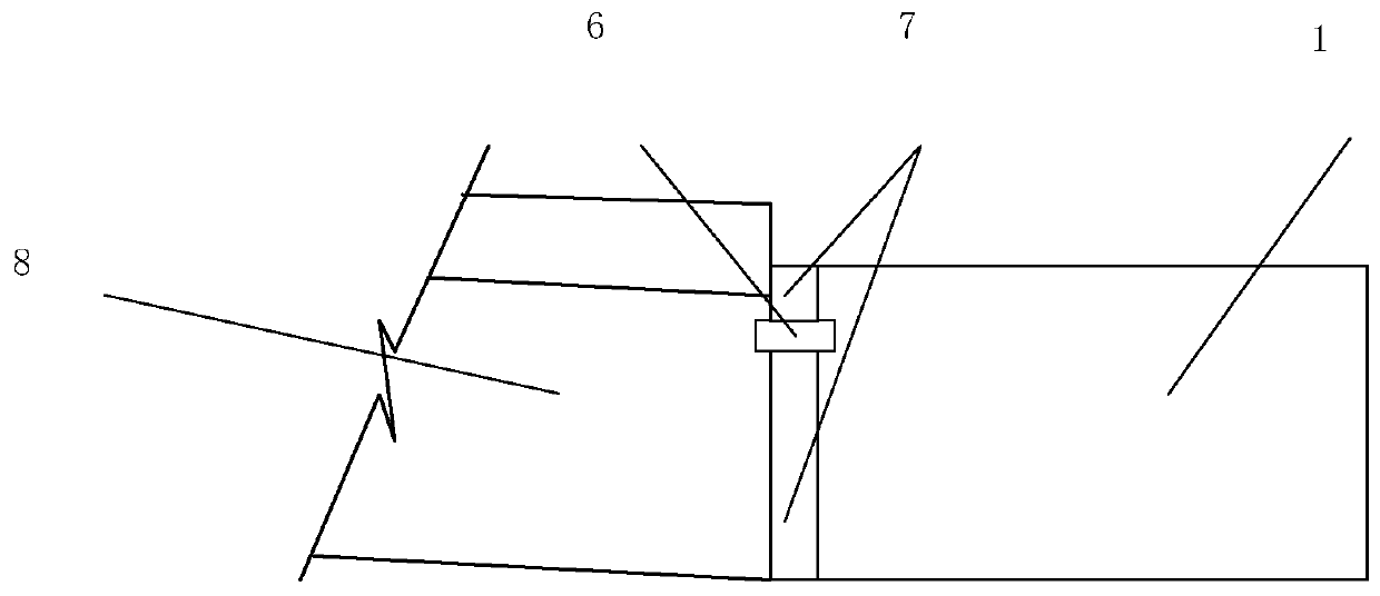 Construction method of settlement joint water seepage prevention system between frame bridge and retaining wall