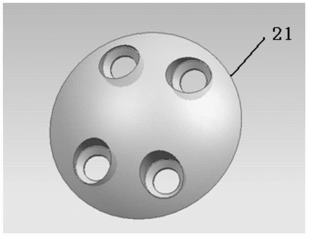 Grinding ball sensor used for monitoring internal medium motion status of ball milling machine