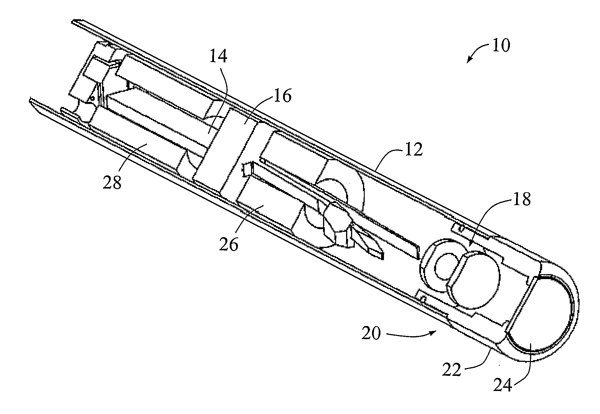 Tuning-Fork-Type Scanning Apparatus with a Counterweight