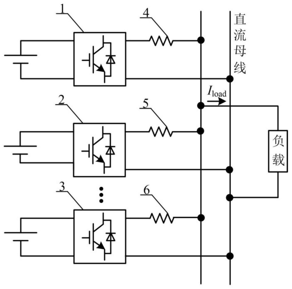 Direct-current micro-grid communication-free current sharing method based on virtual generator