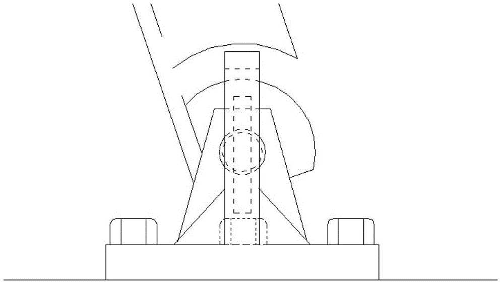 Parking stall lock device