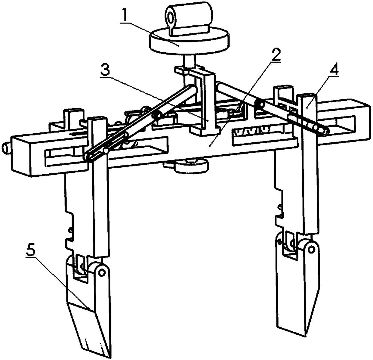 Object clamping device for medical experiment