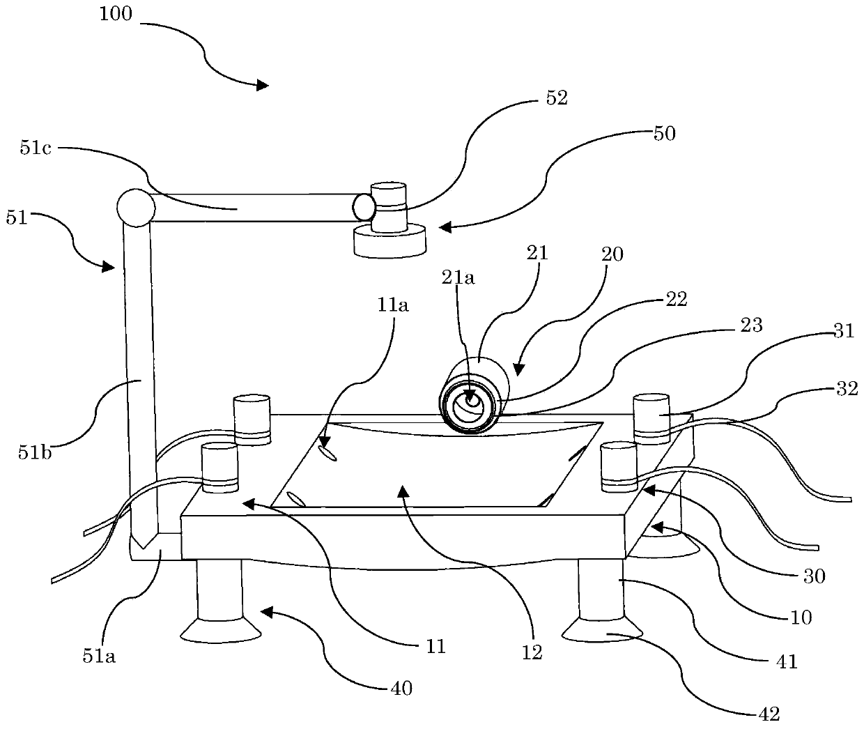 Rat anesthesia fixing device