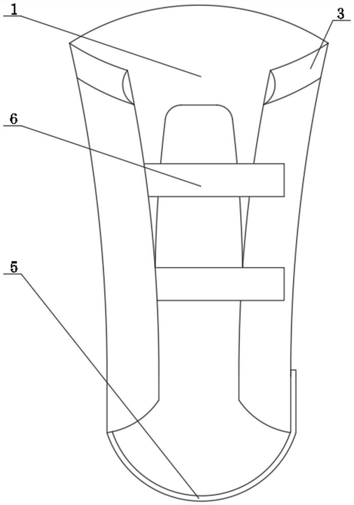 Inflatable parachuting special ankle guard and using method