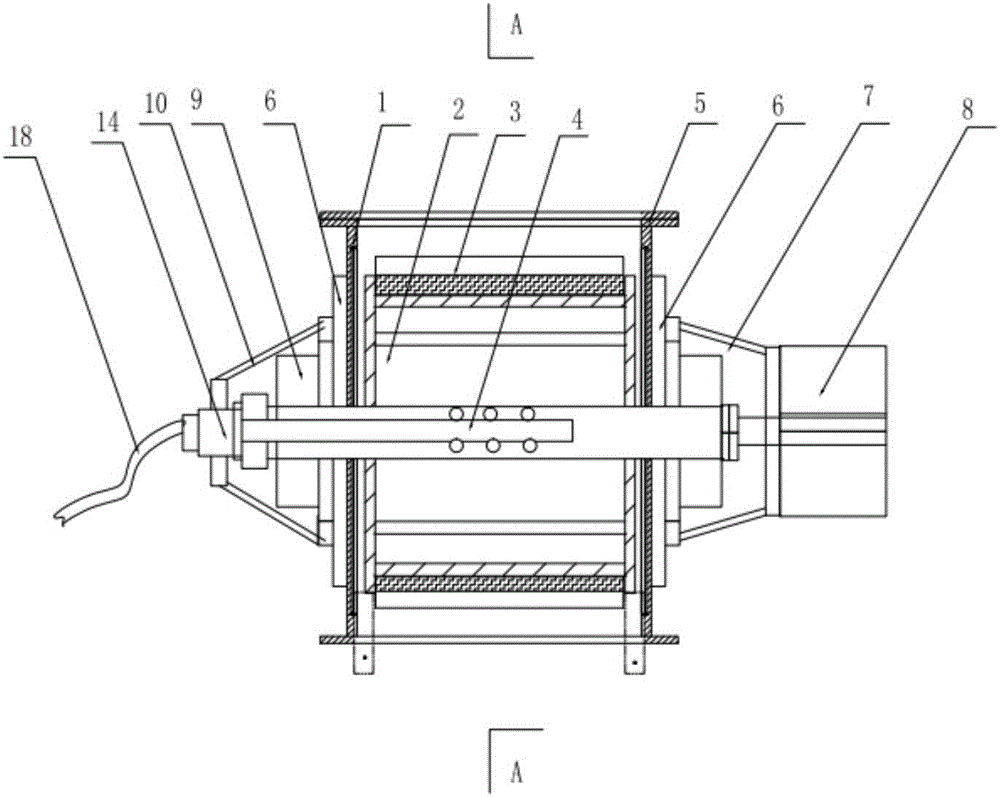 Particle material metering device