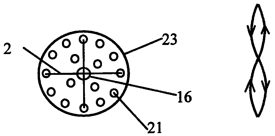 A stable structure auxetic composite yarn and its preparation device, method and application