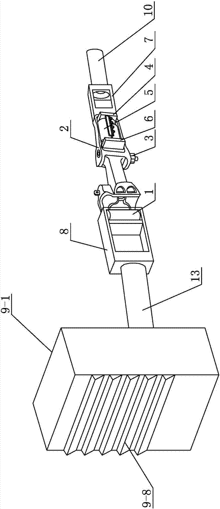 Magnetic oxygen carbon tank integrated buffer device for trains