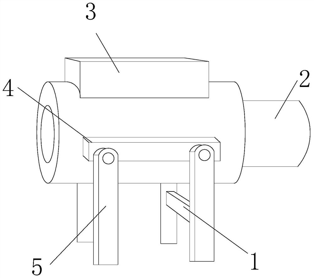 Anti-static Coal Mine Underground Power Box Unwinding Device Through Ladder Knives Scratching